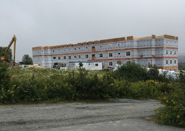 Fourth Floor Walls Up