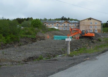 Driveway and Building