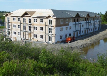 Rear and Side of Building